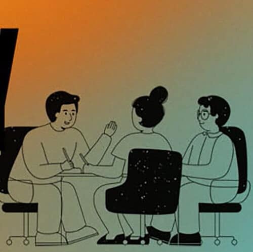 clip art of people sitting at desk